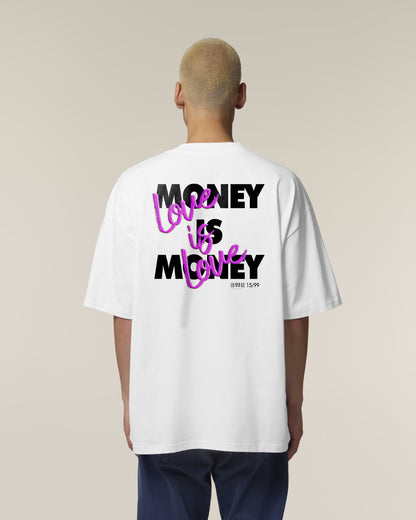 Money is Money, Love is Love Shirt oversized Streetwear 99Pieces