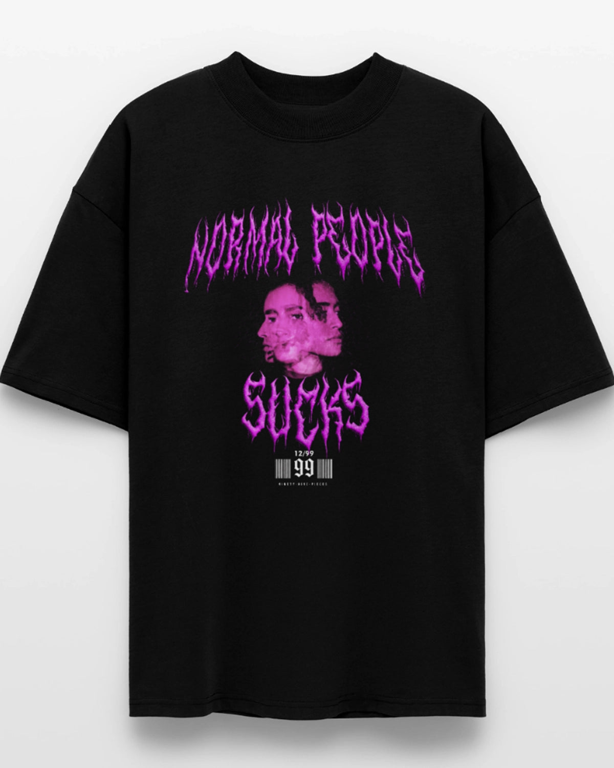 Normal People Sucks — T-Shirt Frontansicht Detail 99Pieces Streetwear
