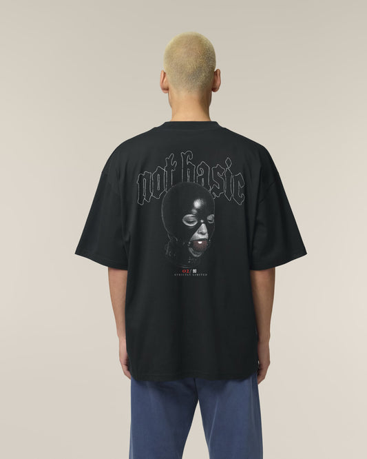 Not Basic Oversized Statement-Shirt Rückansicht