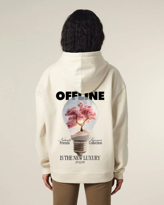 Offline is the new Luxury — Hoodie Rückansicht