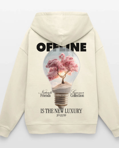 Offline is the new Luxury — Hoodie Rückansicht Detail 99Pieces streetwear
