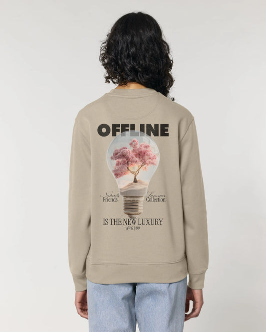 Offline is the new Luxury — Sweatshirt Rückansicht